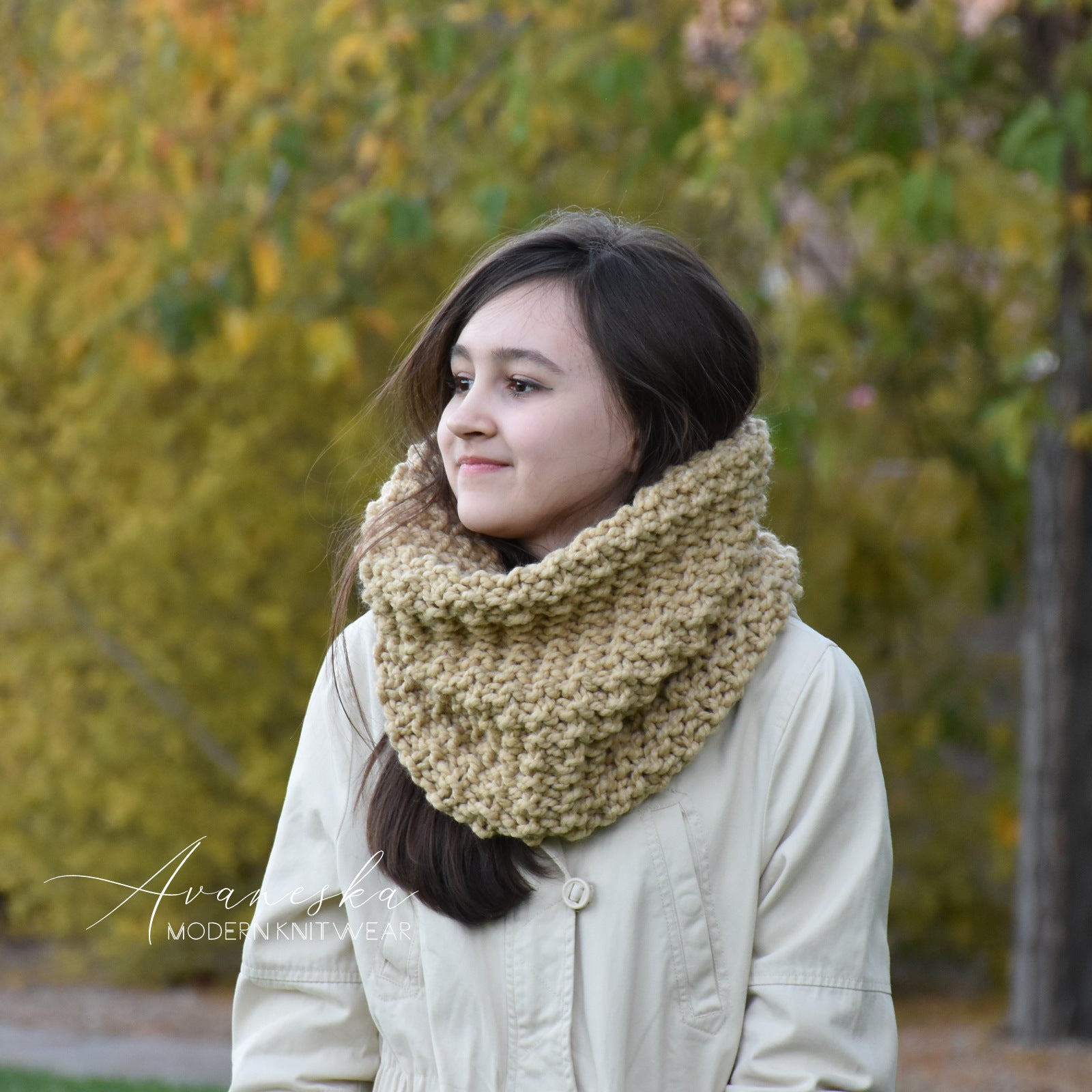 Knit Chunky Scarf | THE HERSHEY