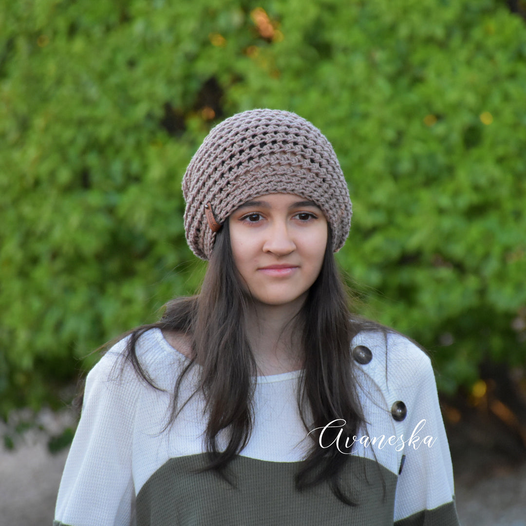 Skull Cap Crochet Beanie Pcs Crochet Slouchy Beanie Hat Fall