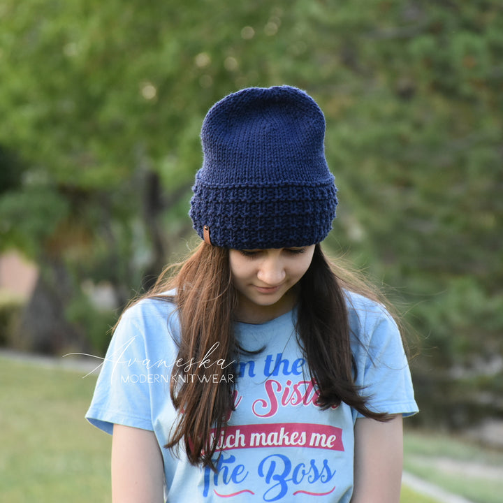 Non-Wool Knit Women's Girls Lightweight Slouchy Beanie Hat | The MIKA