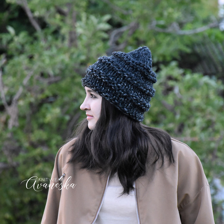 Knit Chunky Beanie | THE OASBY