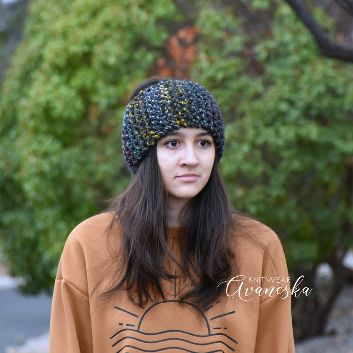 Knit Wool Headband Ear Warmer