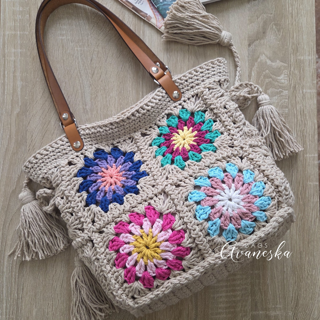 Crochet Granny Square Bag | DOROTHY