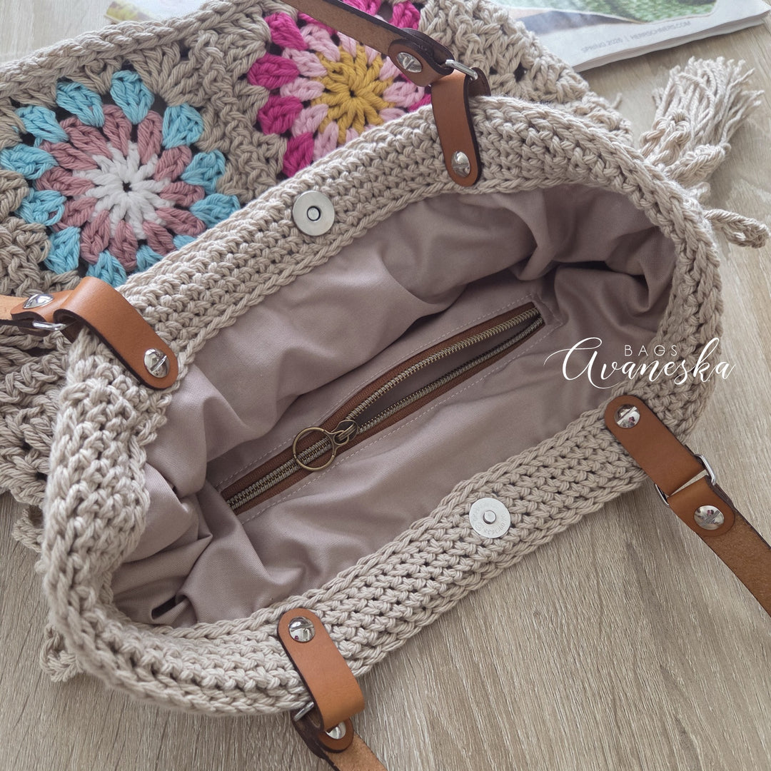 Crochet Granny Square Bag | DOROTHY