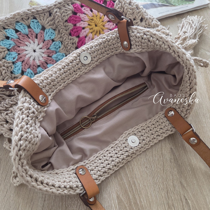 Crochet Granny Square Bag | DOROTHY