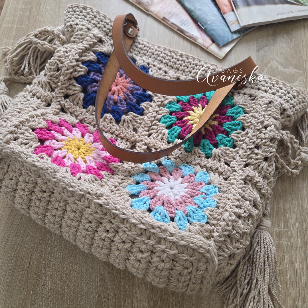 Crochet Granny Square Bag | DOROTHY