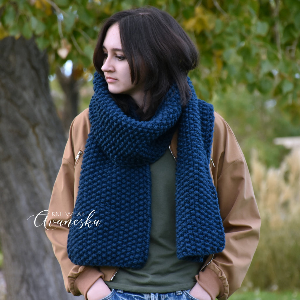 NKNIT マフラーshaggy logo KNIT long scarf NKNIT マフラーshaggy logo KNIT long scarf NKNIT マフラーshaggy