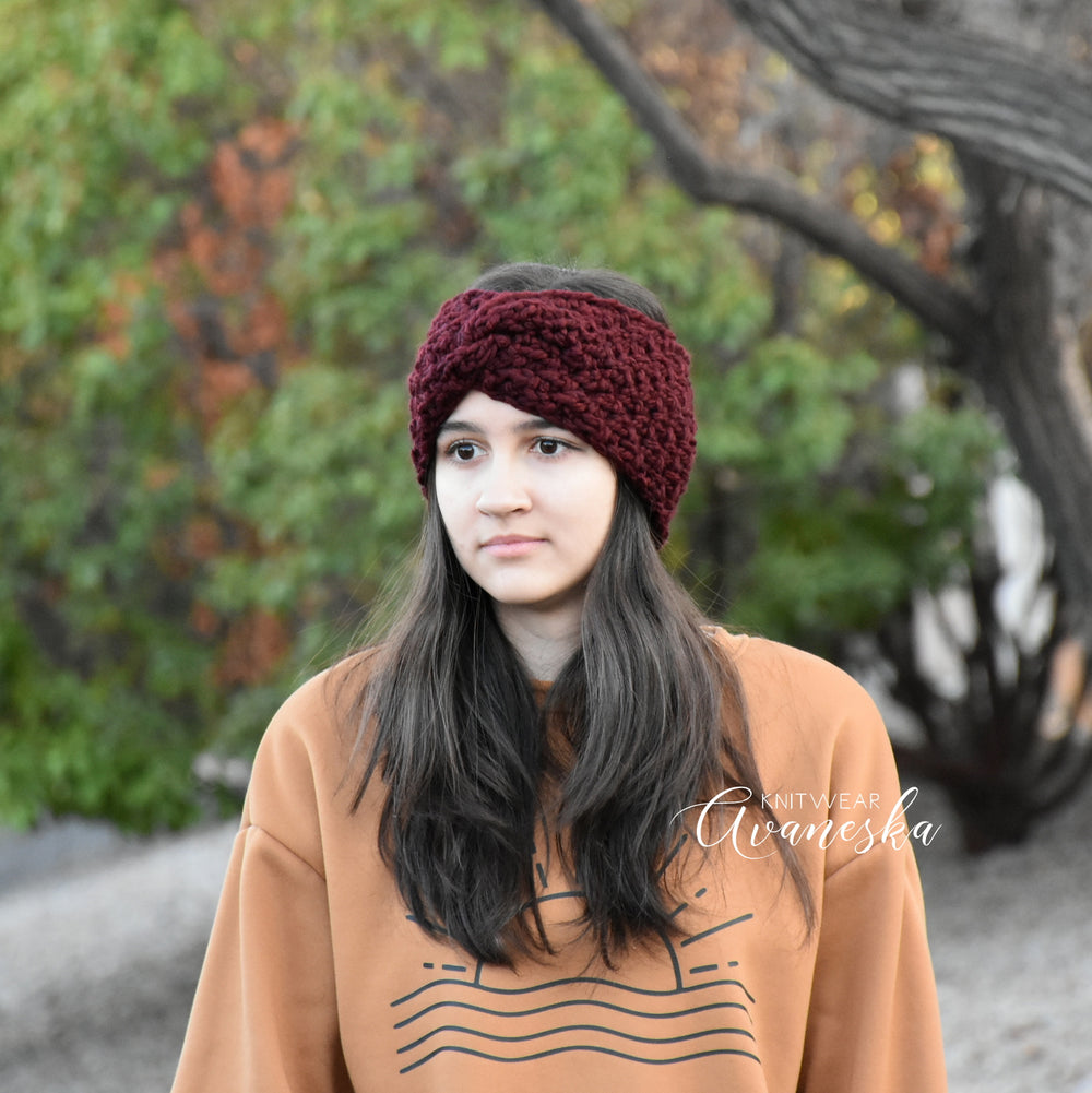 Knitted Headband Ear Warmer