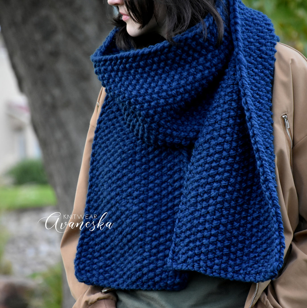 Knit Long Scarf | THE OXFORD