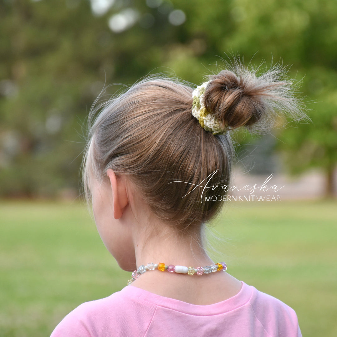 Set of 3 | Crochet Scrunchy - Small - Multis