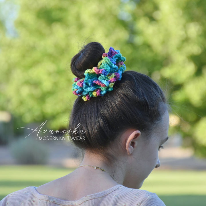 Crochet Scrunchy - Large - Multis