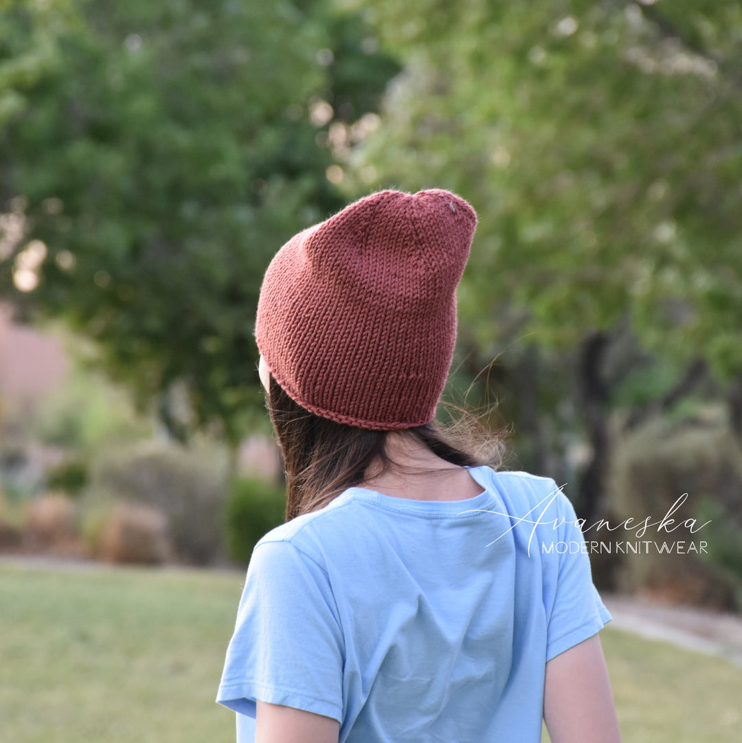 Non-Wool Knit Womens Girls Lightweight Slouchy Beanie Hat | The NOVA
