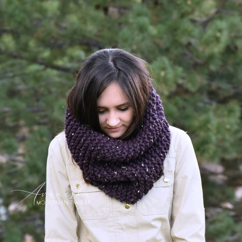 Winter Woolen Crochet Knit Chunky Bulky Scarf Cowl