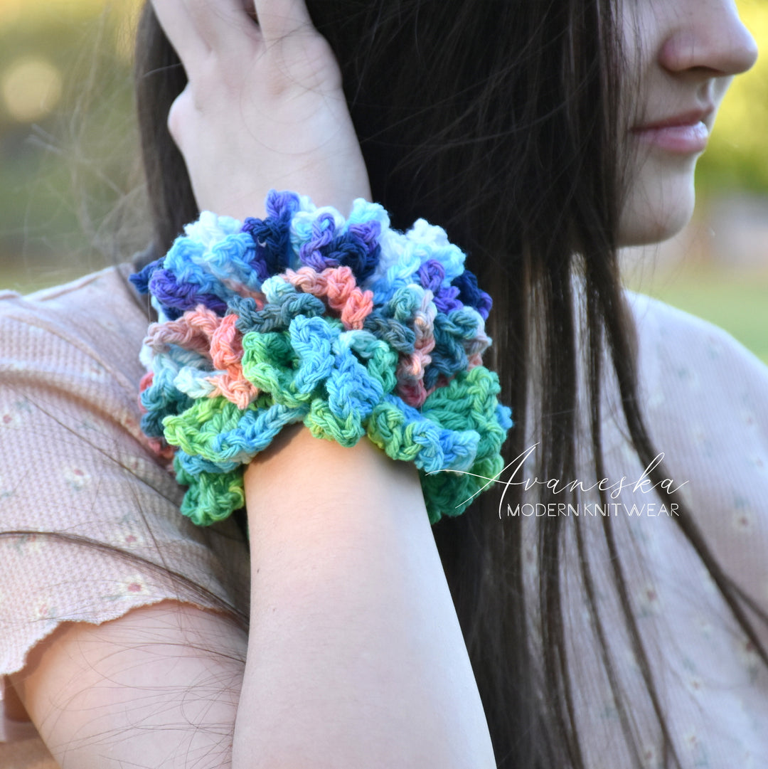 Crochet Cotton Scrunchies