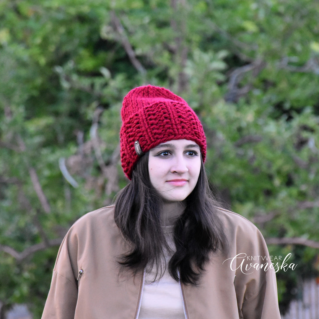 Knit Chunky Beanie | THE ALBA