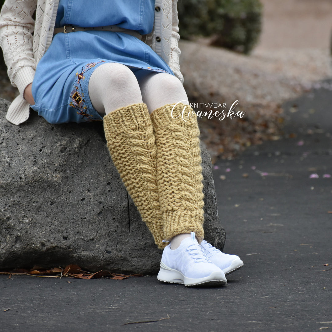 Chunky Leg Warmers THE DUNES - Main Image