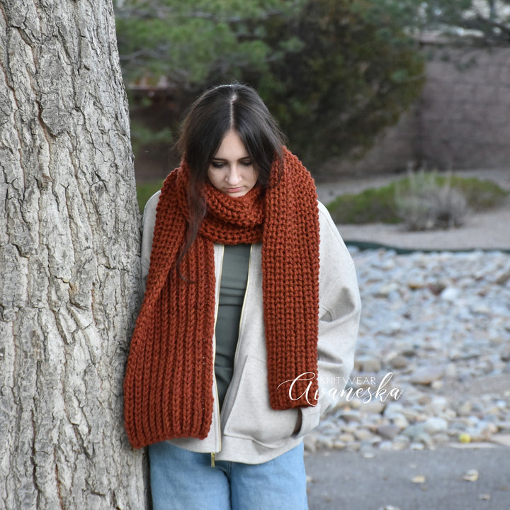 Knit Long Scarf | THE NOTINGHAM