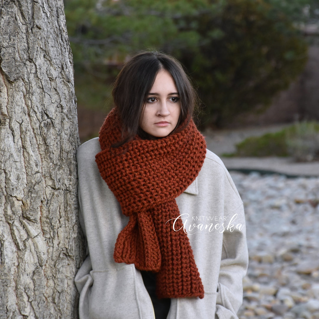 Knit Long Scarf | THE NOTINGHAM