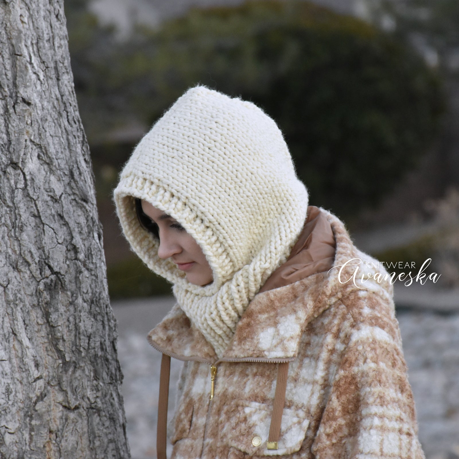 Chunky Balaclava Hood | THE MARUSYA – Avaneska Knitwear