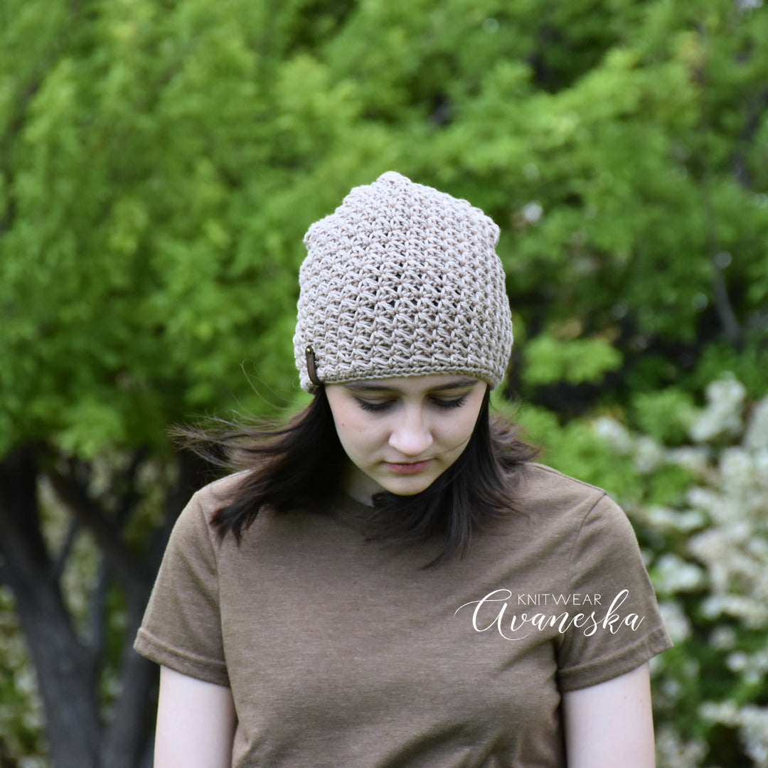 100% Cotton Slouchy Beanie | THE VISTA
