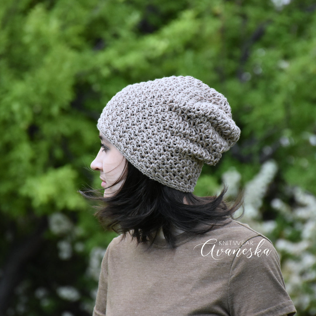 100% Cotton Slouchy Beanie | THE VISTA