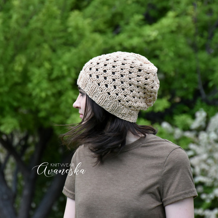 100% Cotton Slouchy Beanie | THE Dew