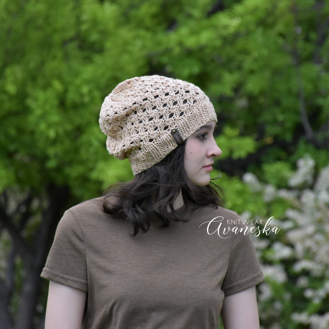100% Cotton Slouchy Beanie | THE Dew