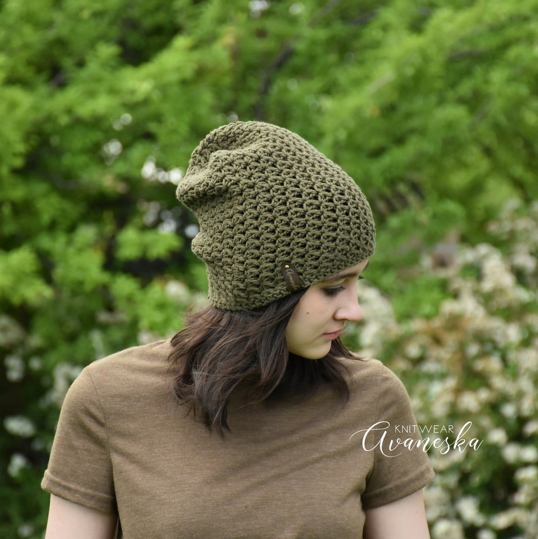 100% Cotton Slouchy Beanie | THE VISTA