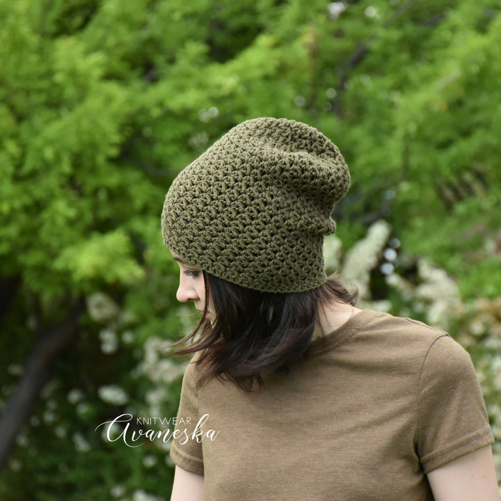100% Cotton Slouchy Beanie | THE VISTA
