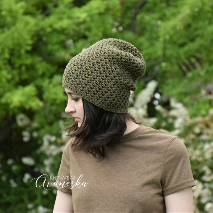 100% Cotton Slouchy Beanie | THE VISTA
