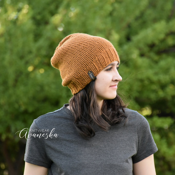 Knit Extra Slouchy Beanie | THE RUSSET