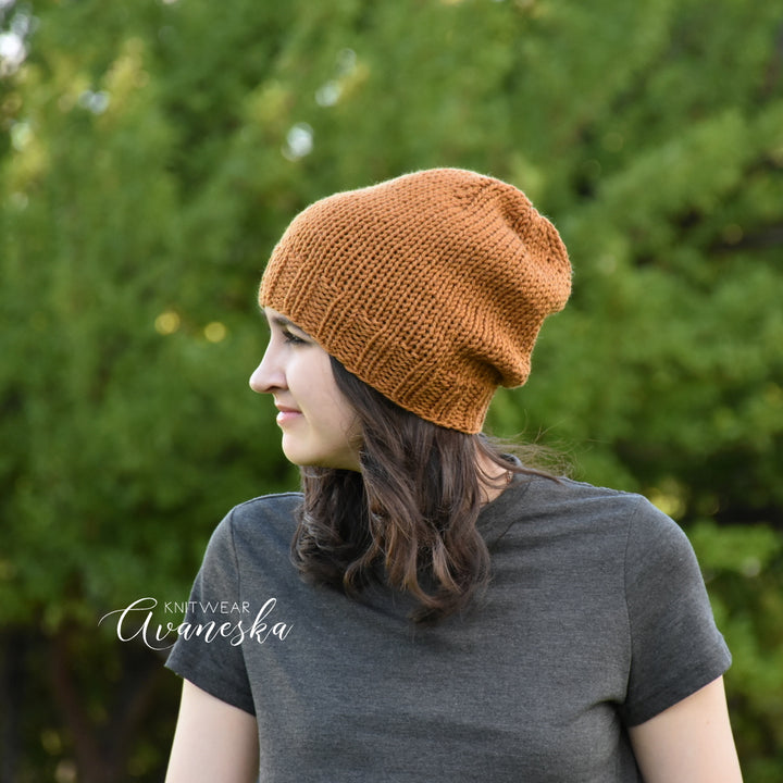 Knit Extra Slouchy Beanie | THE RUSSET