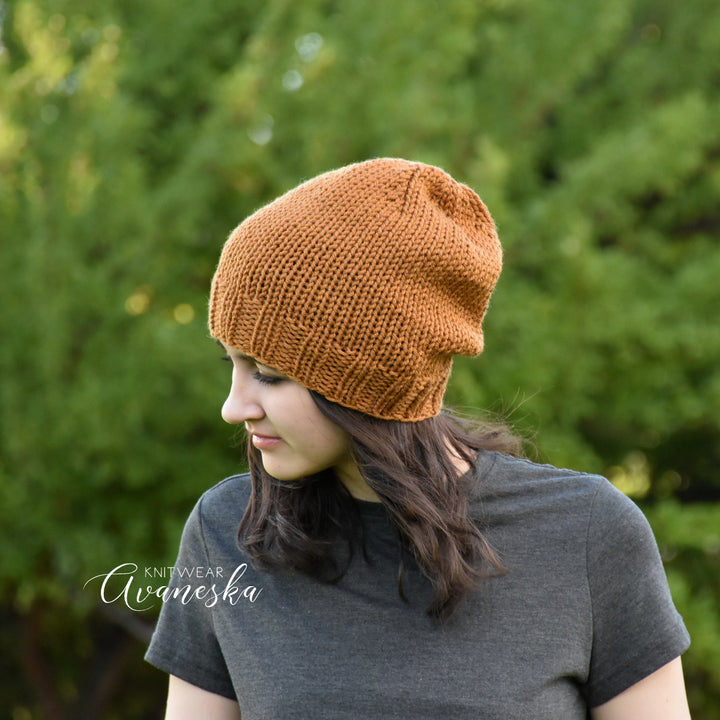 Knit Extra Slouchy Beanie | THE RUSSET