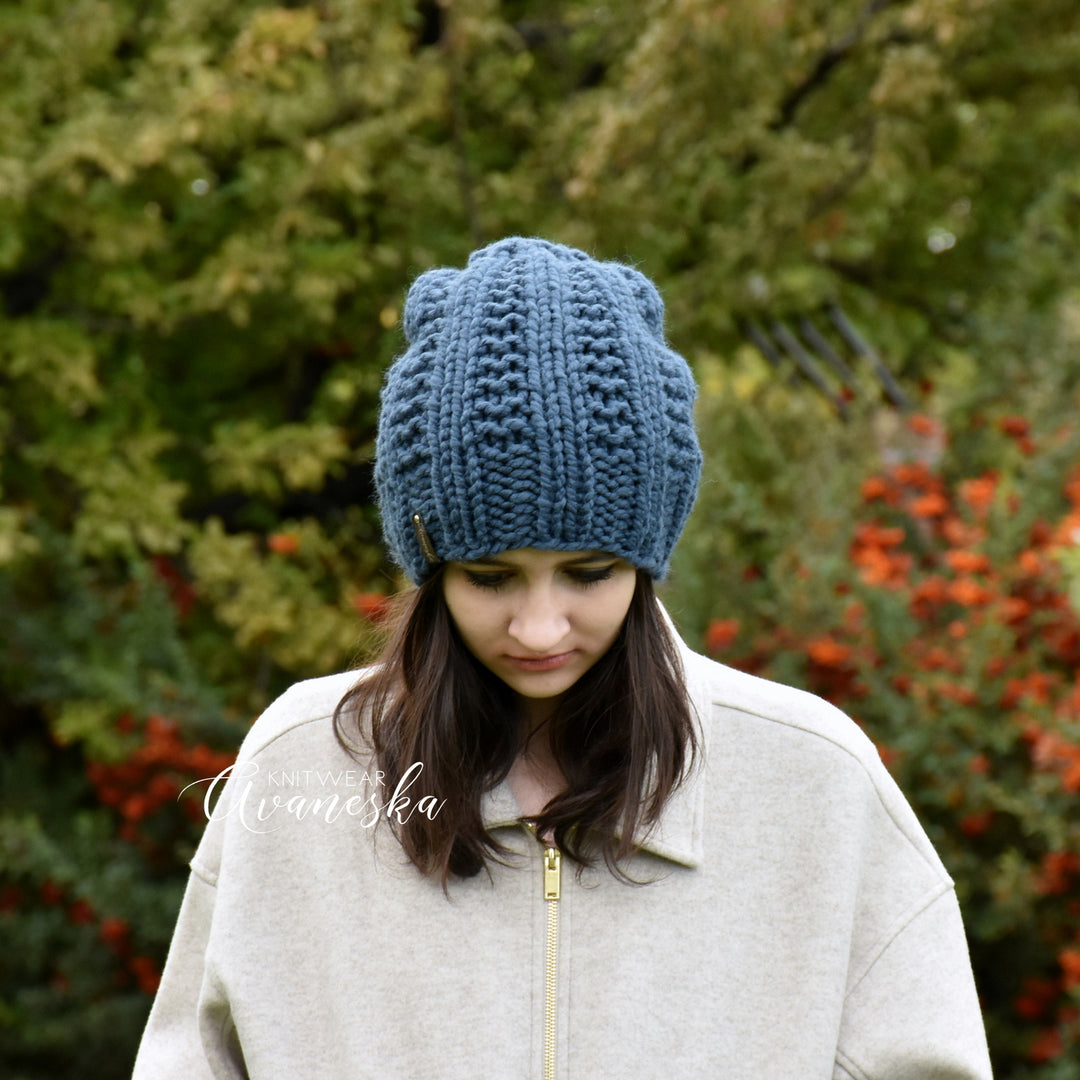Chunky Extra Slouchy Hat | THE ASTRA