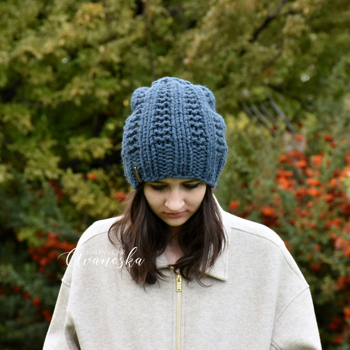 Chunky Extra Slouchy Hat | THE ASTRA