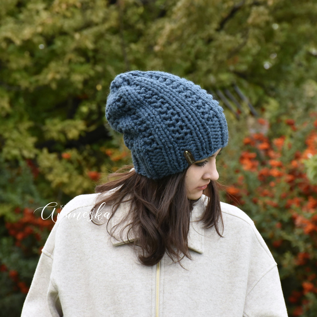 Chunky Extra Slouchy Hat | THE ASTRA