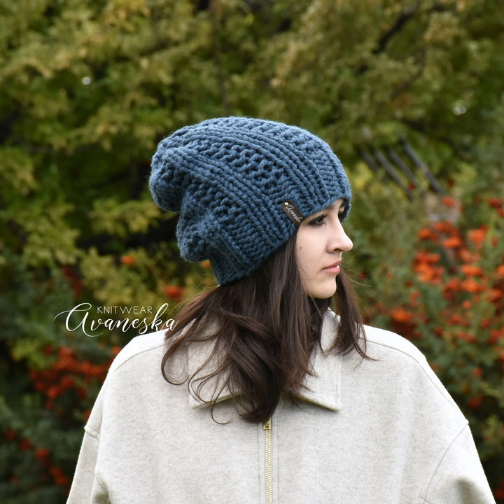 Chunky Extra Slouchy Hat | THE ASTRA