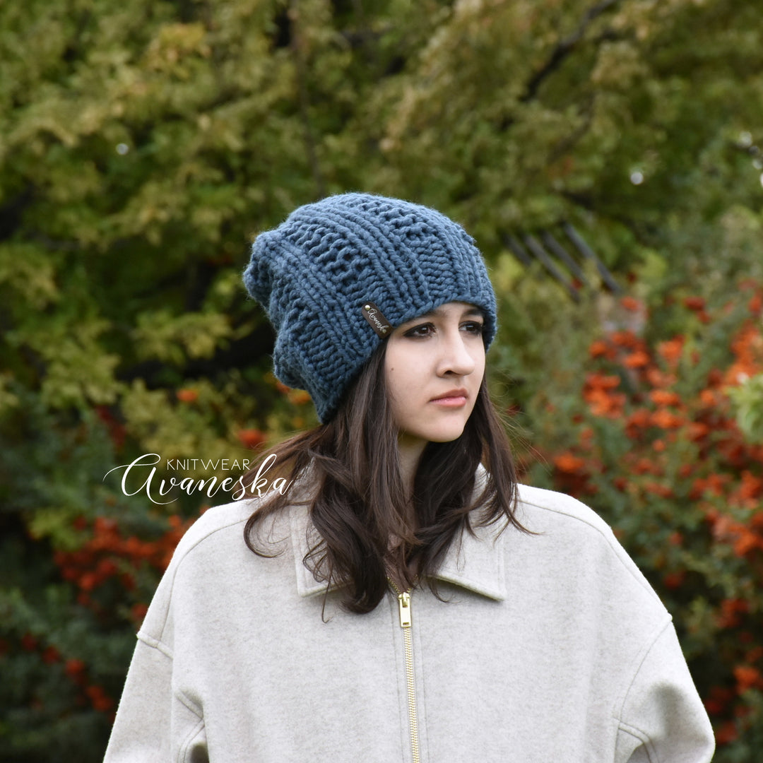 Chunky Extra Slouchy Hat | THE ASTRA