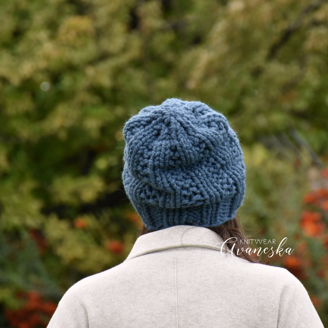 Chunky Extra Slouchy Hat | THE ASTRA