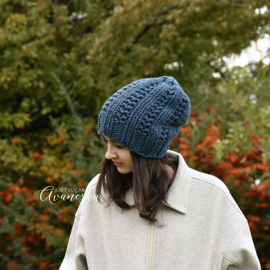 Chunky Extra Slouchy Hat | THE ASTRA