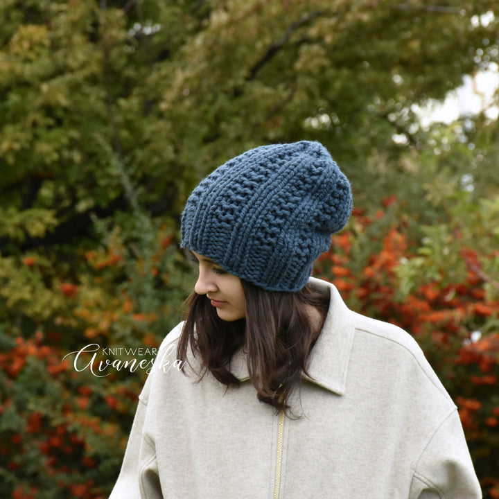 Chunky Extra Slouchy Hat | THE ASTRA