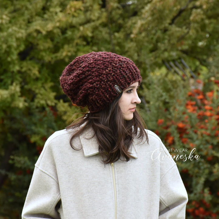 Chunky Extra Slouchy Hat | THE IRIS