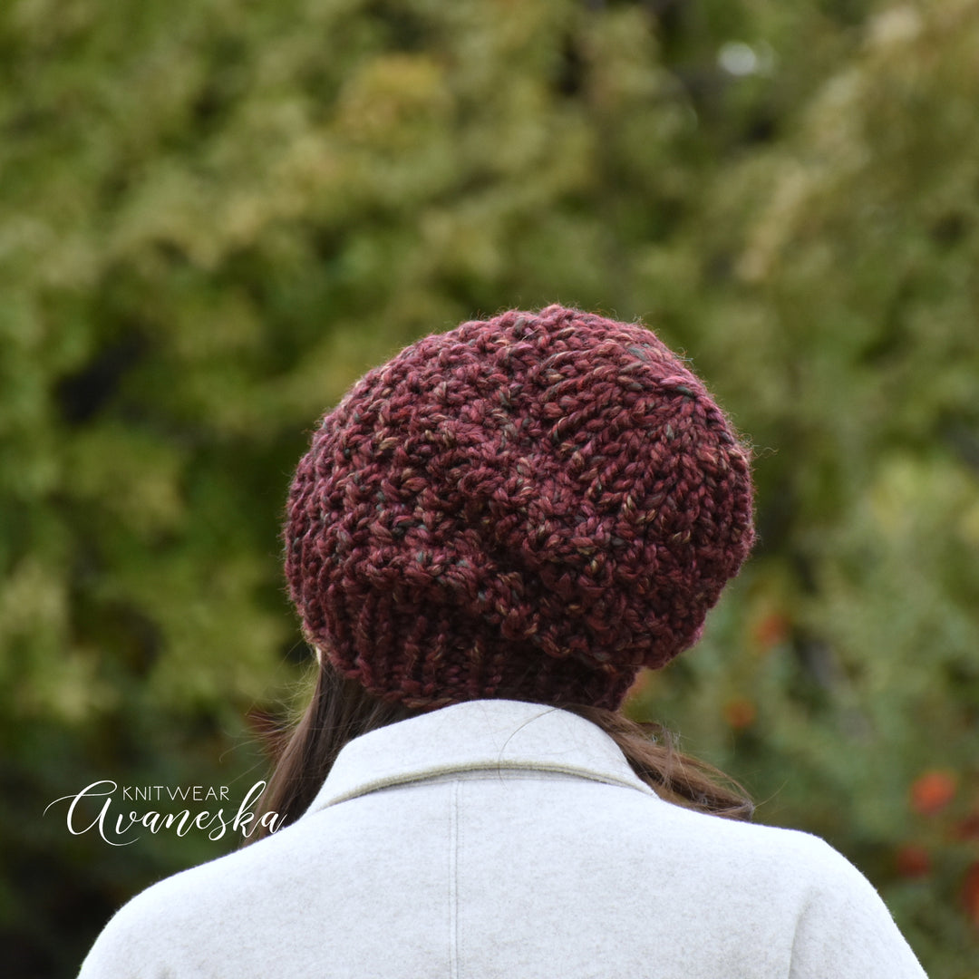 Chunky Extra Slouchy Hat | THE IRIS