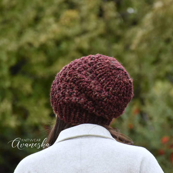 Chunky Extra Slouchy Hat | THE IRIS
