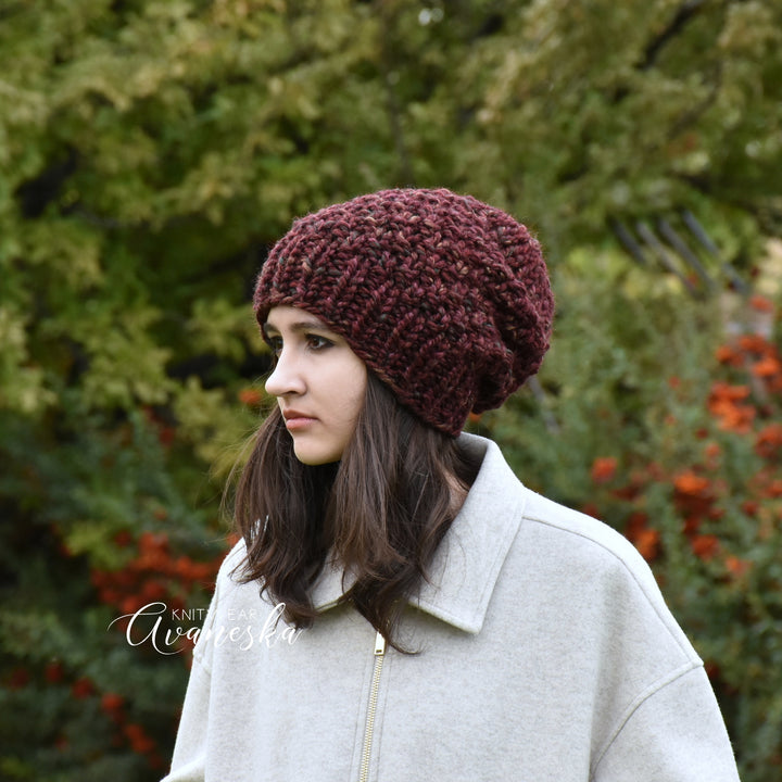 Chunky Extra Slouchy Hat | THE IRIS