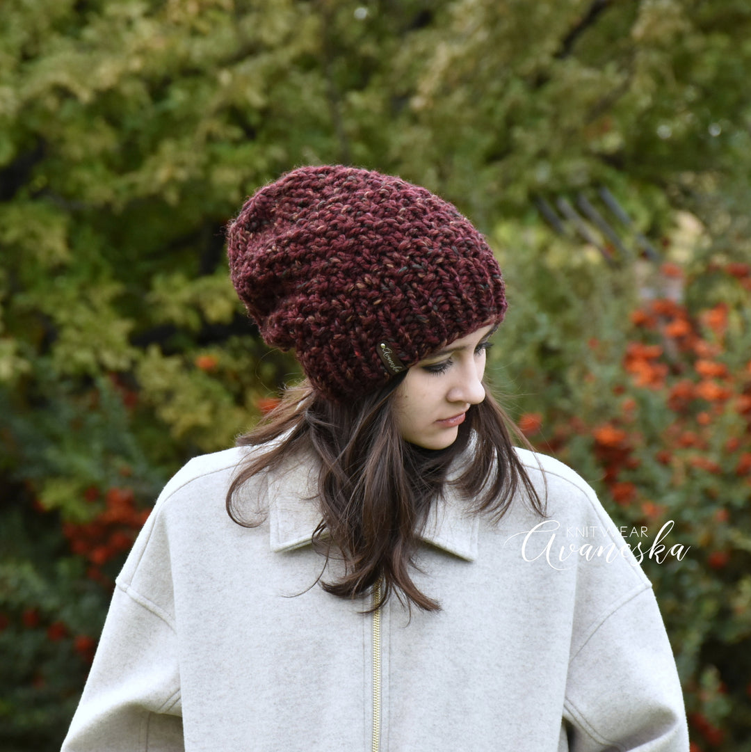 Chunky Extra Slouchy Hat | THE IRIS