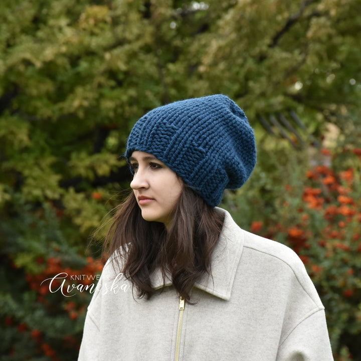 Chunky Extra Slouchy Hat | THE EMERY