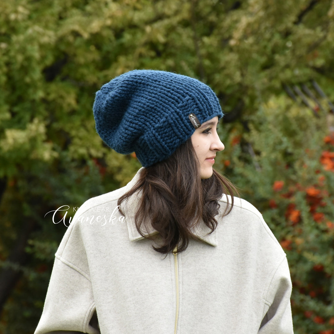 Chunky Extra Slouchy Hat | THE EMERY