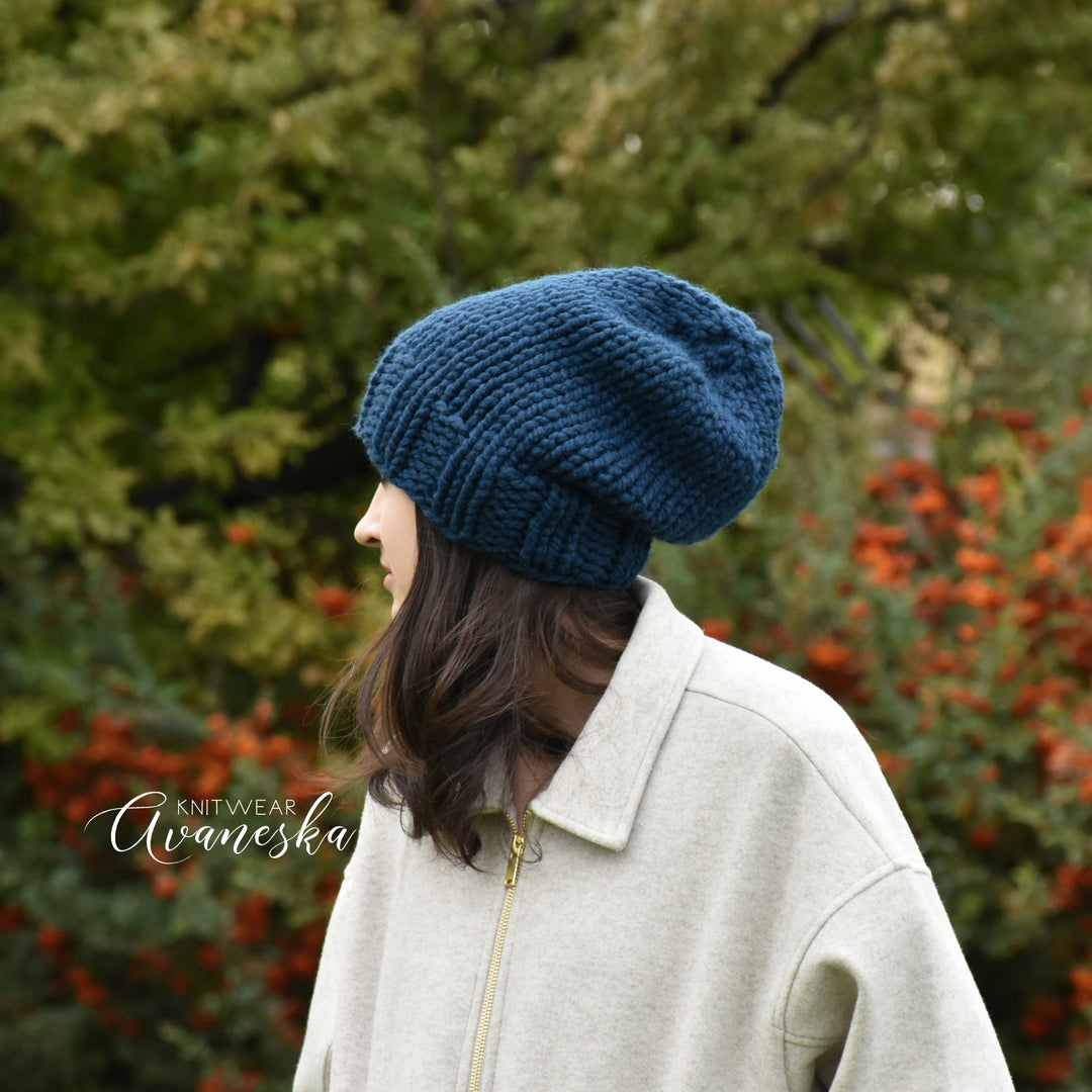 Chunky Extra Slouchy Hat | THE EMERY