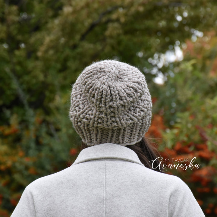 Chunky Extra Slouchy Hat | THE LUNA