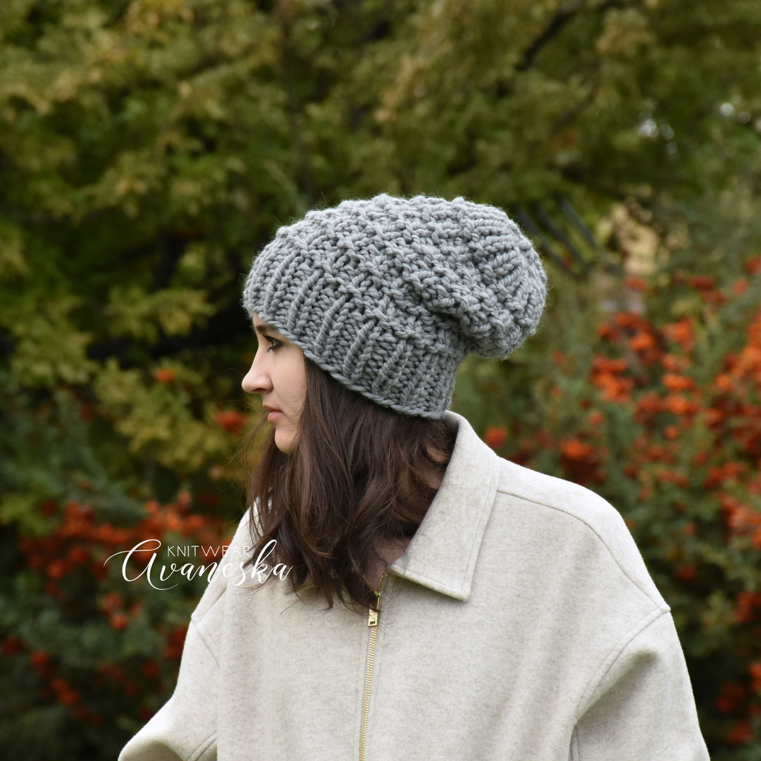 Chunky Extra Slouchy Hat | THE TRIXIE
